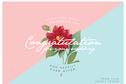 Modern greeting card for wedding, a Card Template by Laffmate (Thumbnail 2 of 2)
