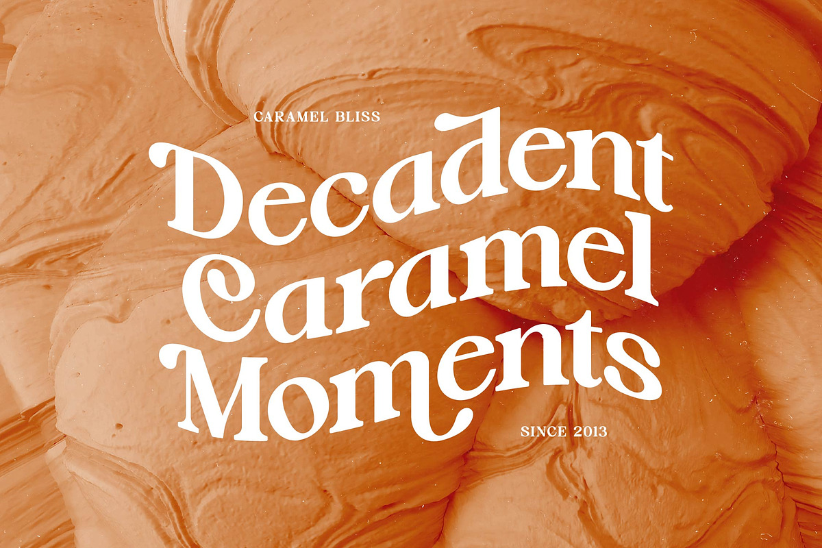 Hot Caramel Bold Serif Display, a Serif Font by timelesstype.co (Photo 16 of 20)