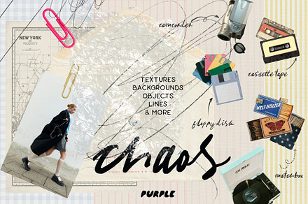 Chaos. Scribbles, Objects & Papers, an Object Graphic by Purple