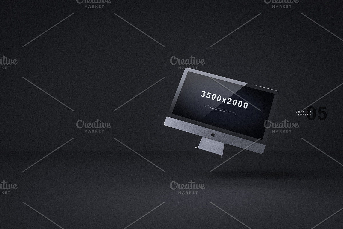 Dark Gravity iMac, a Product Mockup by manfredicalamai (Photo 5 of 5)
