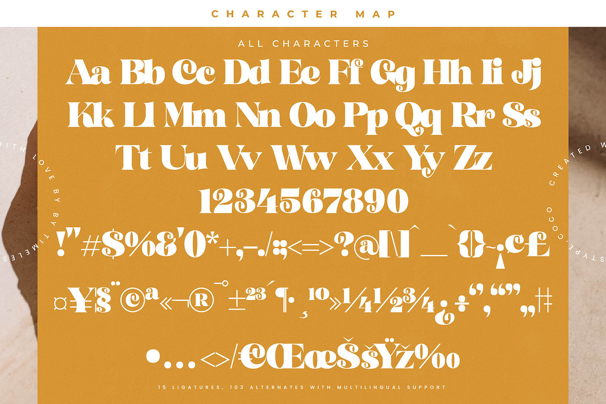 Garden Rosila Modern Retro Serif, a Serif Font by timelesstype.co (Photo 18 of 20)