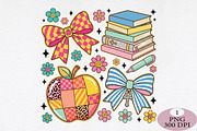 Teacher Pencil Bow Png, an Illustration by Daily.Designs (Thumbnail 1 of 5)