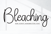 Bleaching | Script Font, a Handwritten Font by Scratchones (Thumbnail 1 of 8)