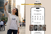 Havana T-Shirt Mockups, an Apparel Mockup by Dikarte.Store (Thumbnail 3 of 9)