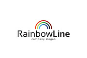 Rainbow Line Logo, a Branding & Logo Template by EmilGuseinov (Thumbnail 2 of 2)