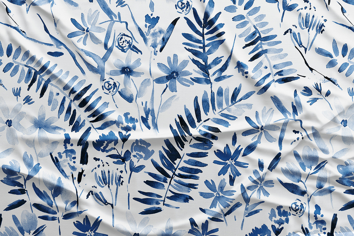 Italian riviera - floral seamless, a Pattern Graphic by Katerina Tova (Photo 4 of 14)