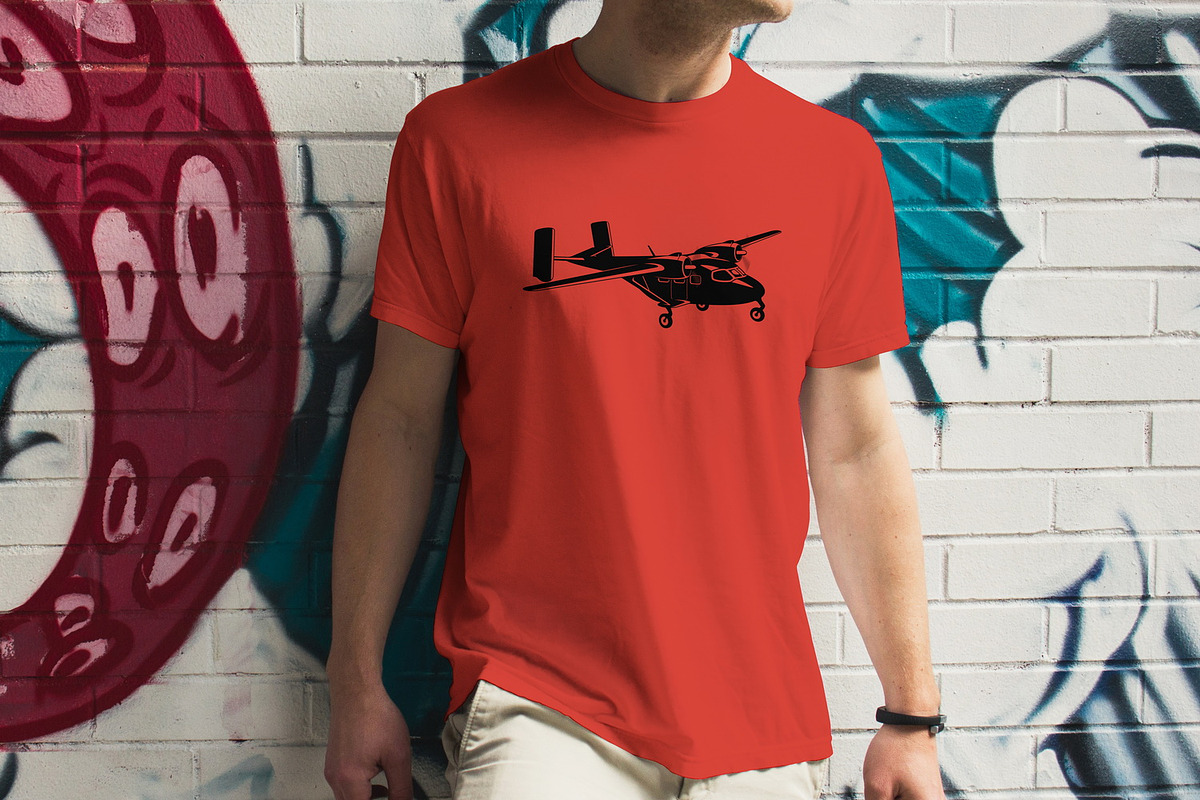 Light Passenger Planes Silhouettes, a Transportation Illustration by Yurals Art (Photo 4 of 5)