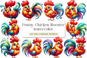 Funny Chicken Svg Chicken Png Rooste, an Illustration by DreamArtGraphic