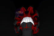 DIY Angel Death 3D model template, a Templates & Theme by PolyFish (Thumbnail 6 of 6)