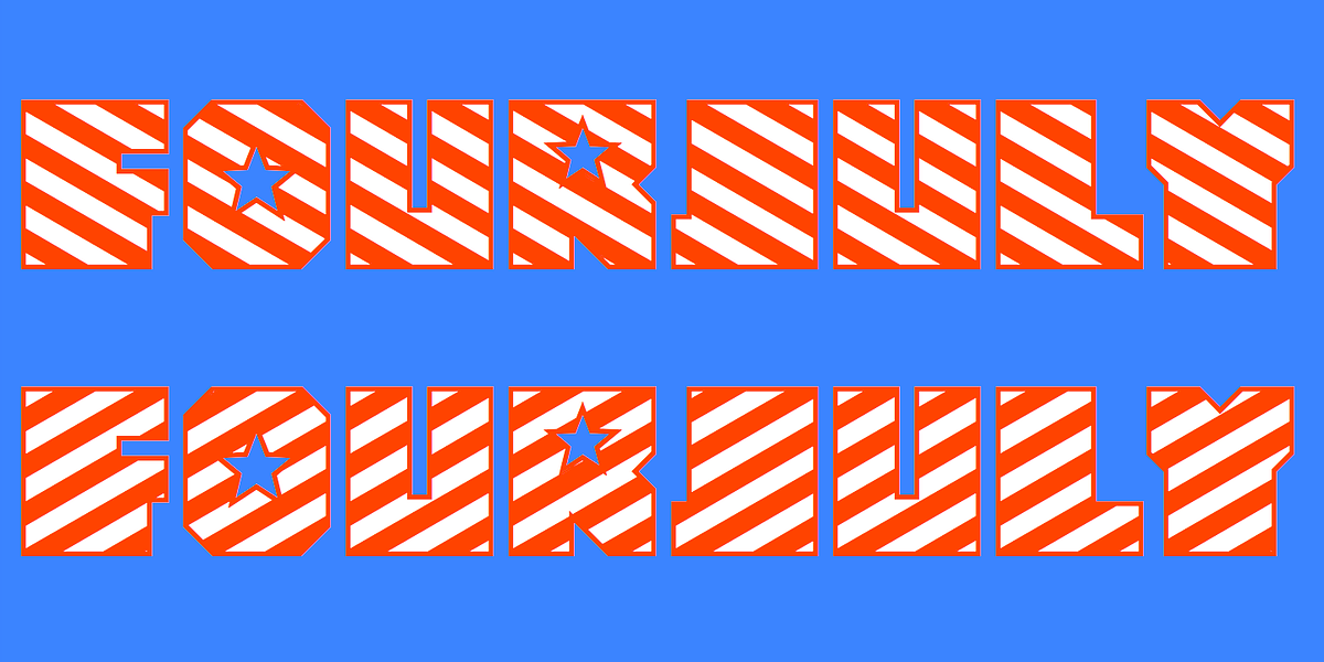 Four July, a Font by Ingrimayne Type (Photo 1 of 5)
