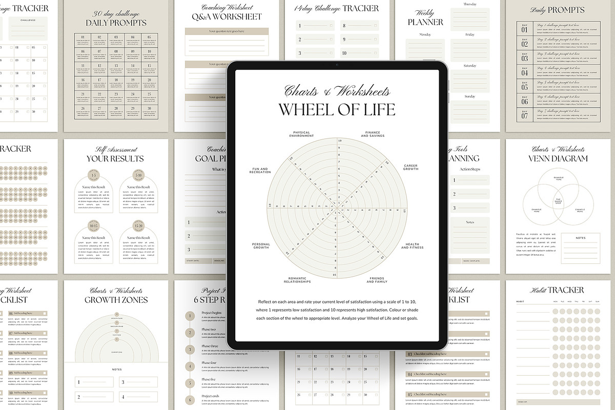 Life Coach Ebook Template Canva, a Brochure Template by Studio Loire (Photo 8 of 9)