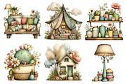 Cozy Boho Home Clipart, an Illustration by Daily.Designs (Thumbnail 8 of 8)