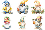 Summer Gnome bundle Clipart, a Seasonal Illustration by DreamArtGraphic (Thumbnail 4 of 4)