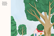 Realistic Gouache Brushes Procreate, a Brush Add-On by tina_draws (Thumbnail 2 of 7)