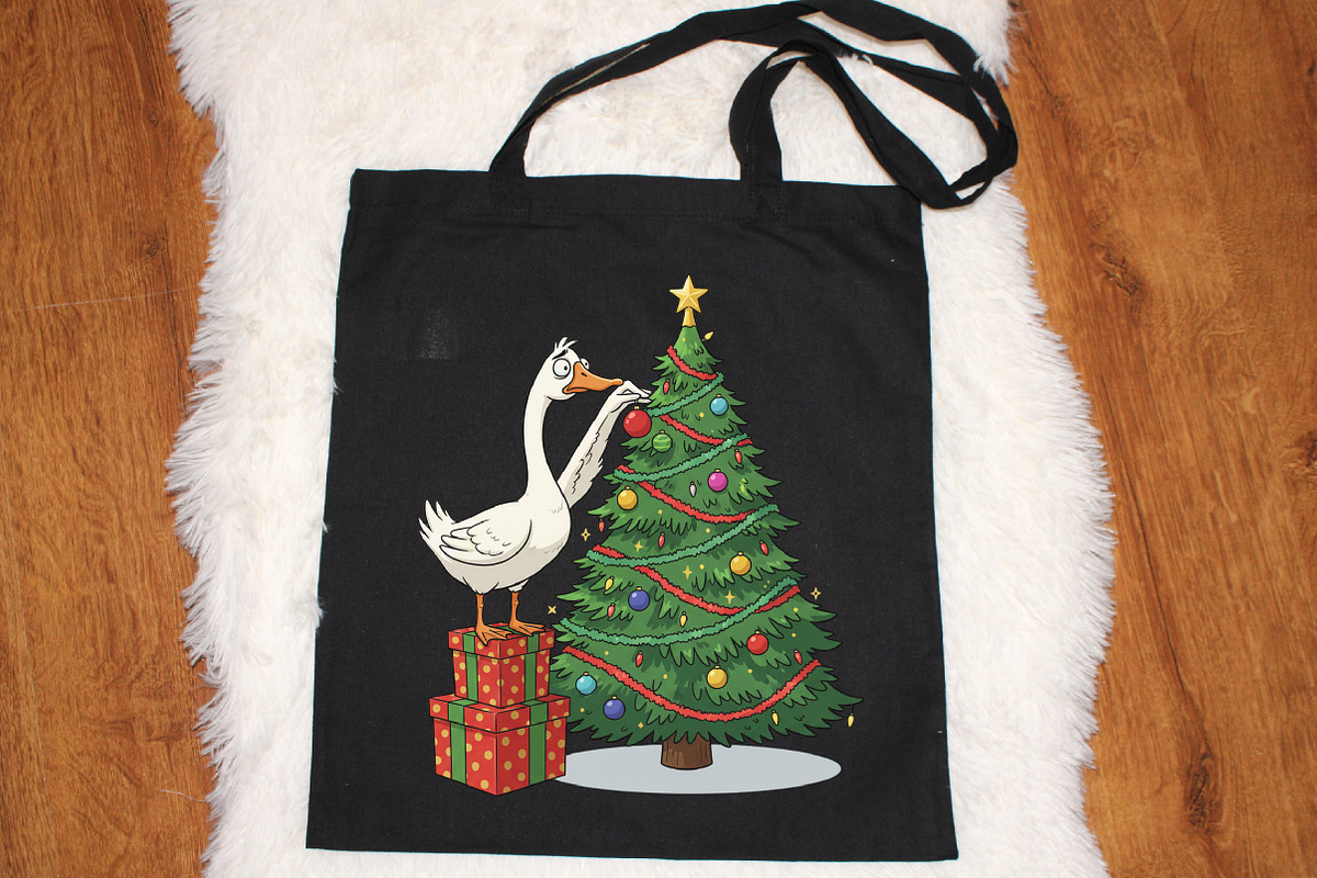Funny Christmas Silly Goose PNG, an Illustration by SinaCreation (Photo 4 of 7)