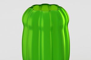 Decorative Matte Glass Vase