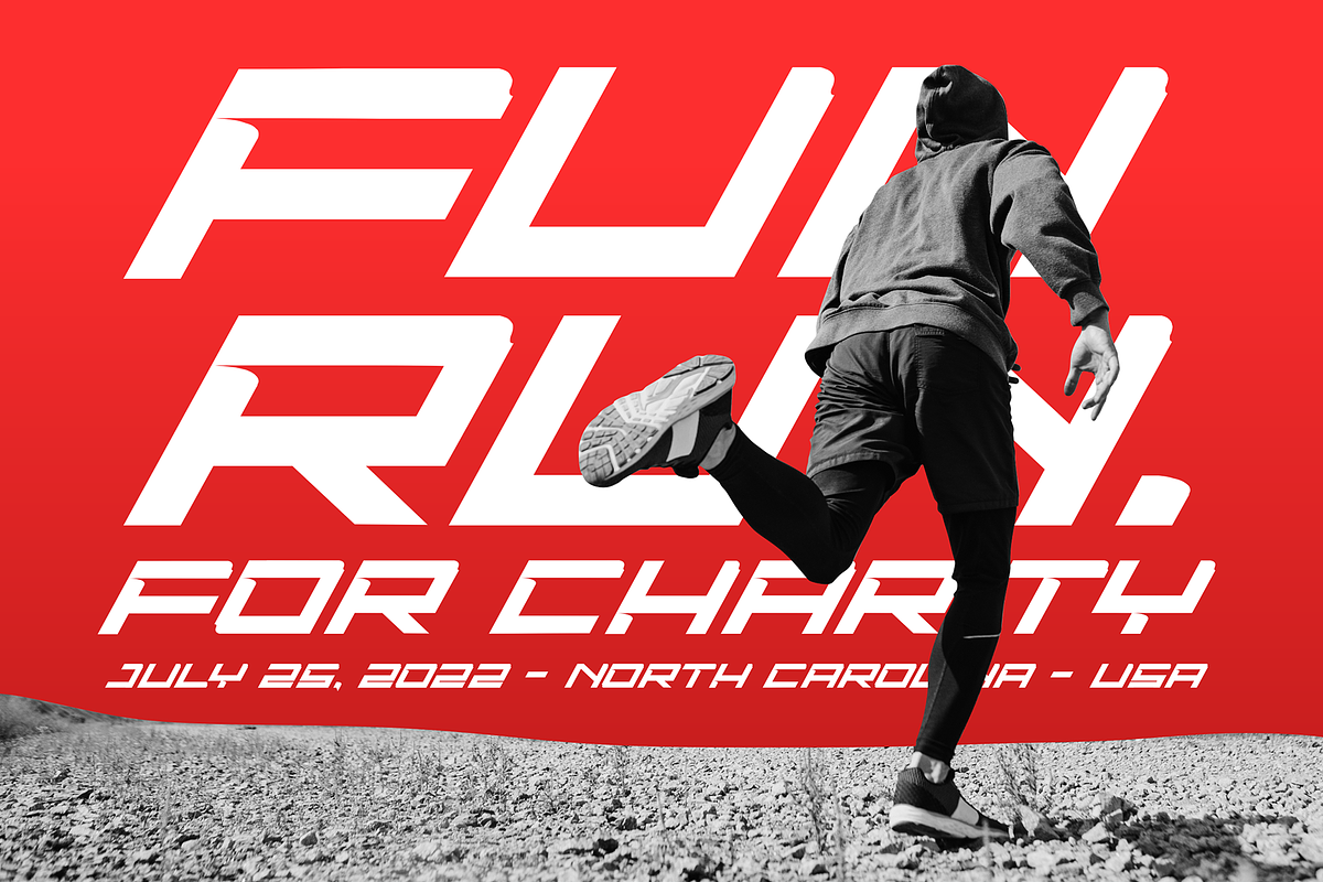 Fast Racer - Racing Display Font, a Font by figuree studio (Photo 5 of 10)