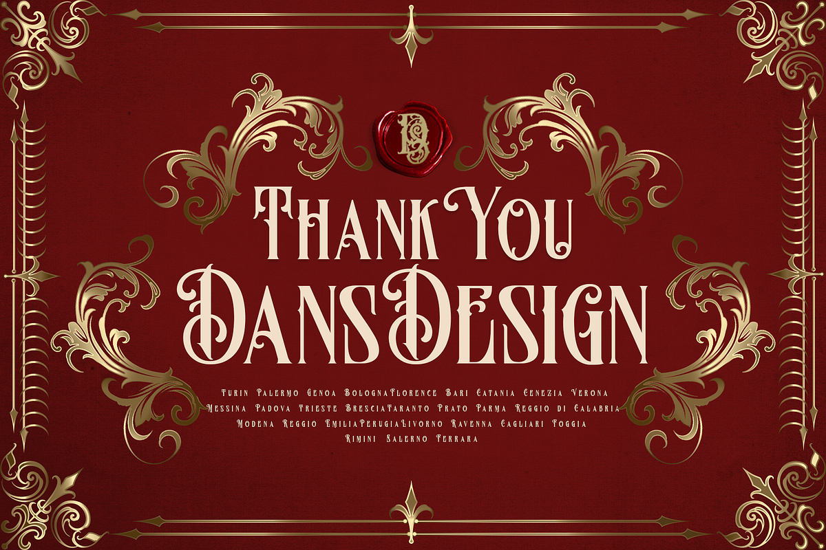 Christmas Lovers, a Blackletter Font by dansdesign (Photo 9 of 9)