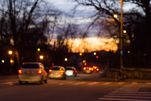 Cars containing lights, car, and banner