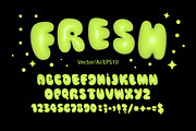 Fresh Green 3D Balloon Alphabet Set, an Object Graphic by Idressart (Thumbnail 1 of 3)