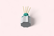 Fluted Vase - 3d papercraft, a Print Template by PAPER amaze (Thumbnail 3 of 5)