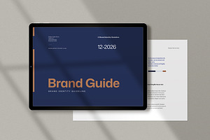 Brand Guidelines Layout | Word & EPS