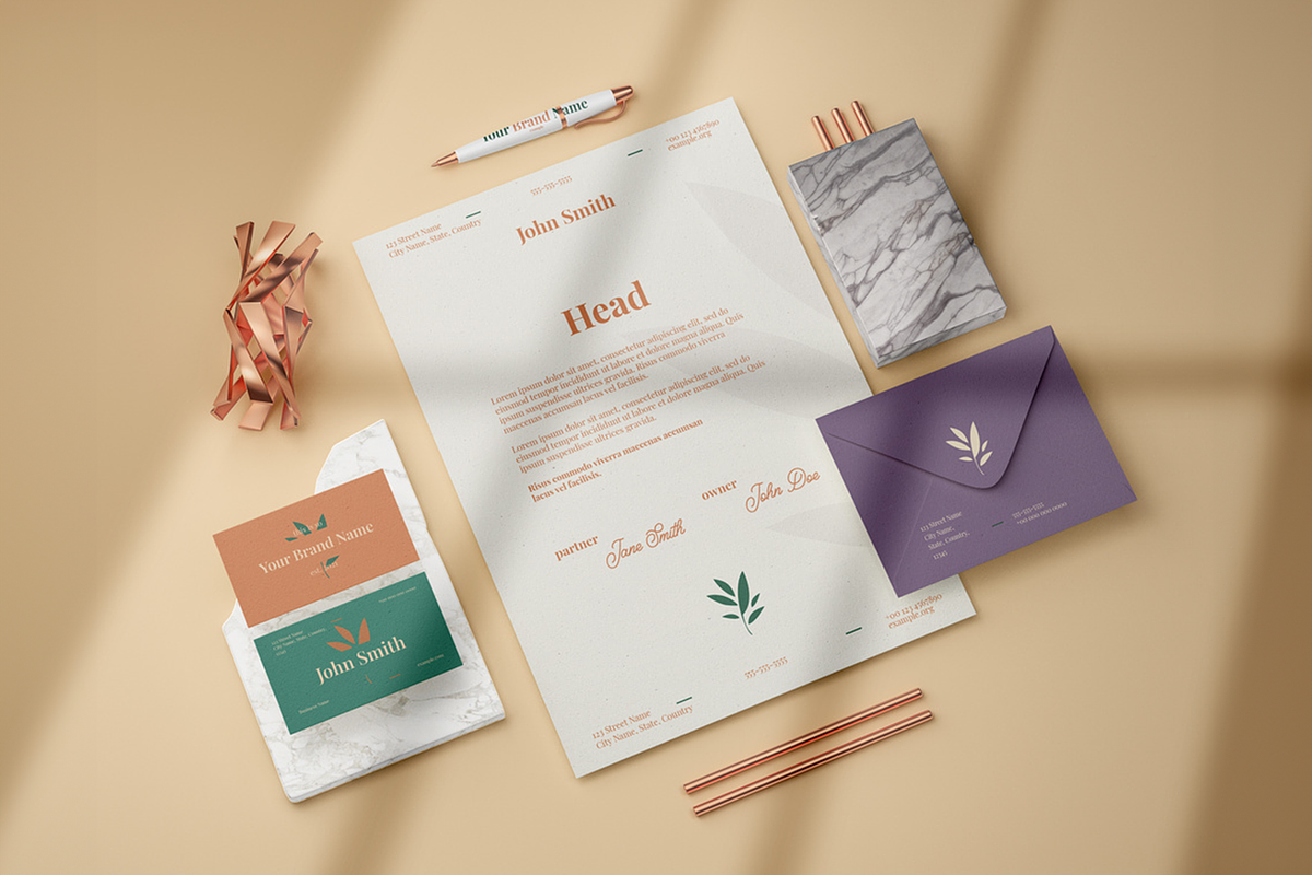Corporate Identity Stationery Mockup, an Advertising Mockup by Se٧enStudio (Photo 2 of 2)
