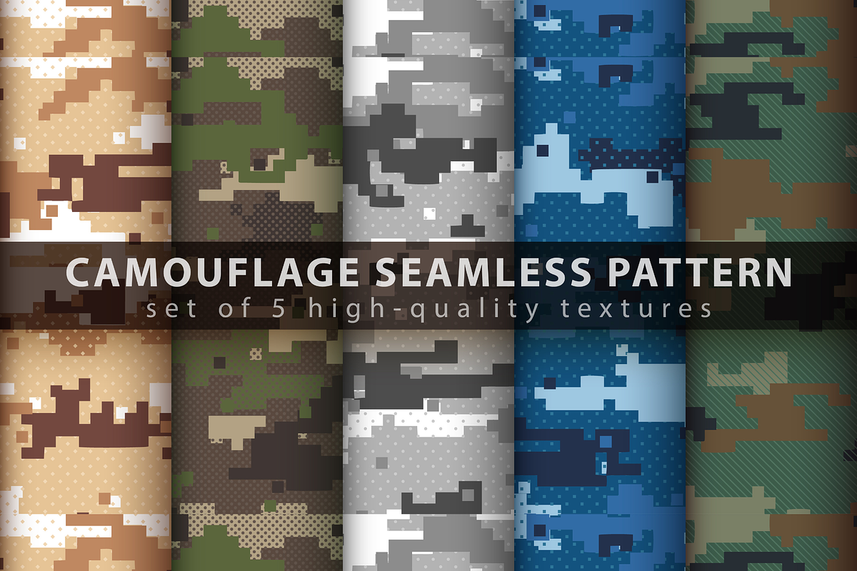 35 Camouflage Military Patterns, a Pattern Graphic by ThePhoton (Photo 4 of 7)