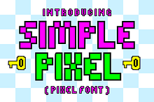 Simple Pixel – Gaming Display Font