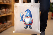 Breast Cancer Awareness Gnome Clip, a Seasonal Illustration by Rose Art (Thumbnail 6 of 7)