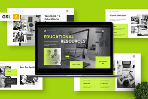 Educational Resources - Education, a Presentation Template by Deepslide Studio