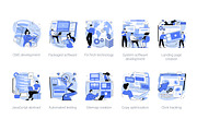 50 Development UI illustrations, a Templates & Theme by Visual Generation (Thumbnail 7 of 12)