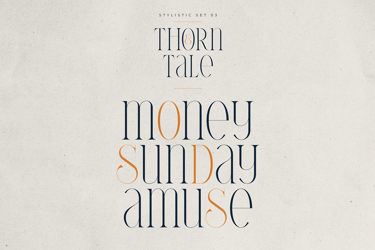 Thorn & Tale – A Refined Serif Font, a Serif Font by VP Fonts (Photo 17 of 30)