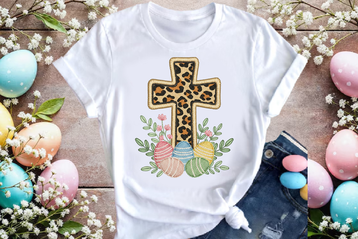Yarn Crochet Easter Cross PNG, an Illustration by DreamArtGraphic (Photo 4 of 4)