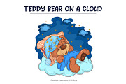 Set of Cartoon Teddy Bears 01., an Animal Illustration by KENO Mascots (Thumbnail 6 of 7)