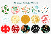 Holiday Patterns collection, a Pattern Graphic by Ola-la-la (Thumbnail 2 of 12)