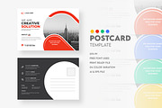 Postcard template design, a Card Template by Tanmoy Topu (Thumbnail 1 of 6)