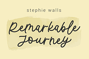 Citrunella-a citrus flavored script, a Script Font by Pandanwangi (Thumbnail 2 of 8)