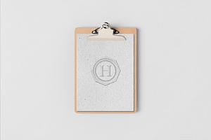 Paper Emboss Mockup