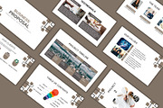Business Proposal Power Point Canva, a Presentation Template by Sania (Thumbnail 1 of 5)