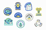 Ecology Sticker Illustration, an Object Graphic by Jump Studio (Thumbnail 3 of 4)