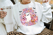 Pastel Floral Ghost Halloween PNG, a Seasonal Illustration by Creative Art (Thumbnail 3 of 3)