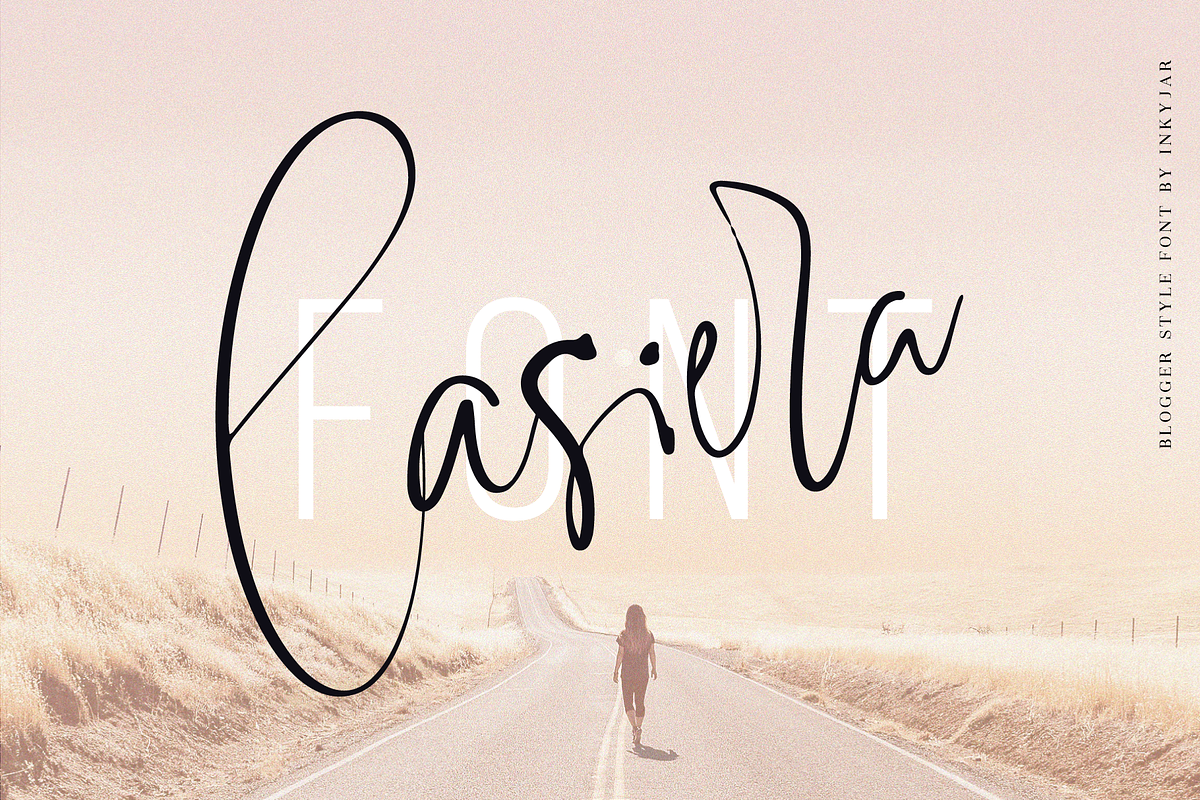 Lasiera Script Font | Blog style, a Script Font by Inky Jar Design Studio (Photo 16 of 16)