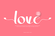 Love Sheotcin - Valentine Font, a Handwritten Font by Iqsiart Studio (Thumbnail 3 of 8)