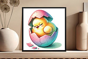 Cute Easter Eggs Sublimation Clipart, an Illustration by DreamCafeArt (Thumbnail 4 of 5)
