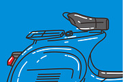 Vespa, an Illustration by tipudaya (Thumbnail 2 of 4)