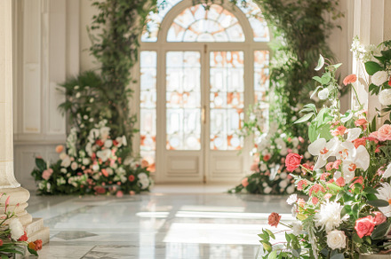 Beautifully arranged flowers in shad, a Photo by Tanuart