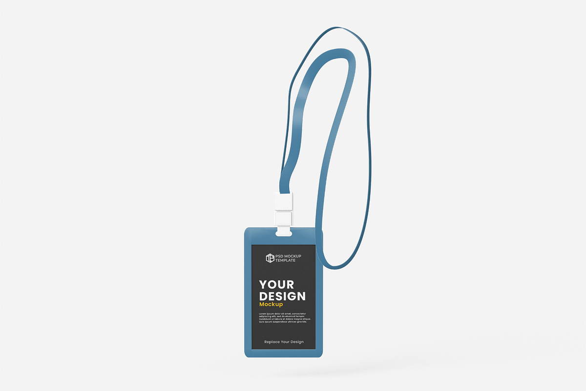Lanyard / ID Card Holder MockUp PSD, a Merchandise Mockup by Akrinity Digital (Photo 8 of 8)