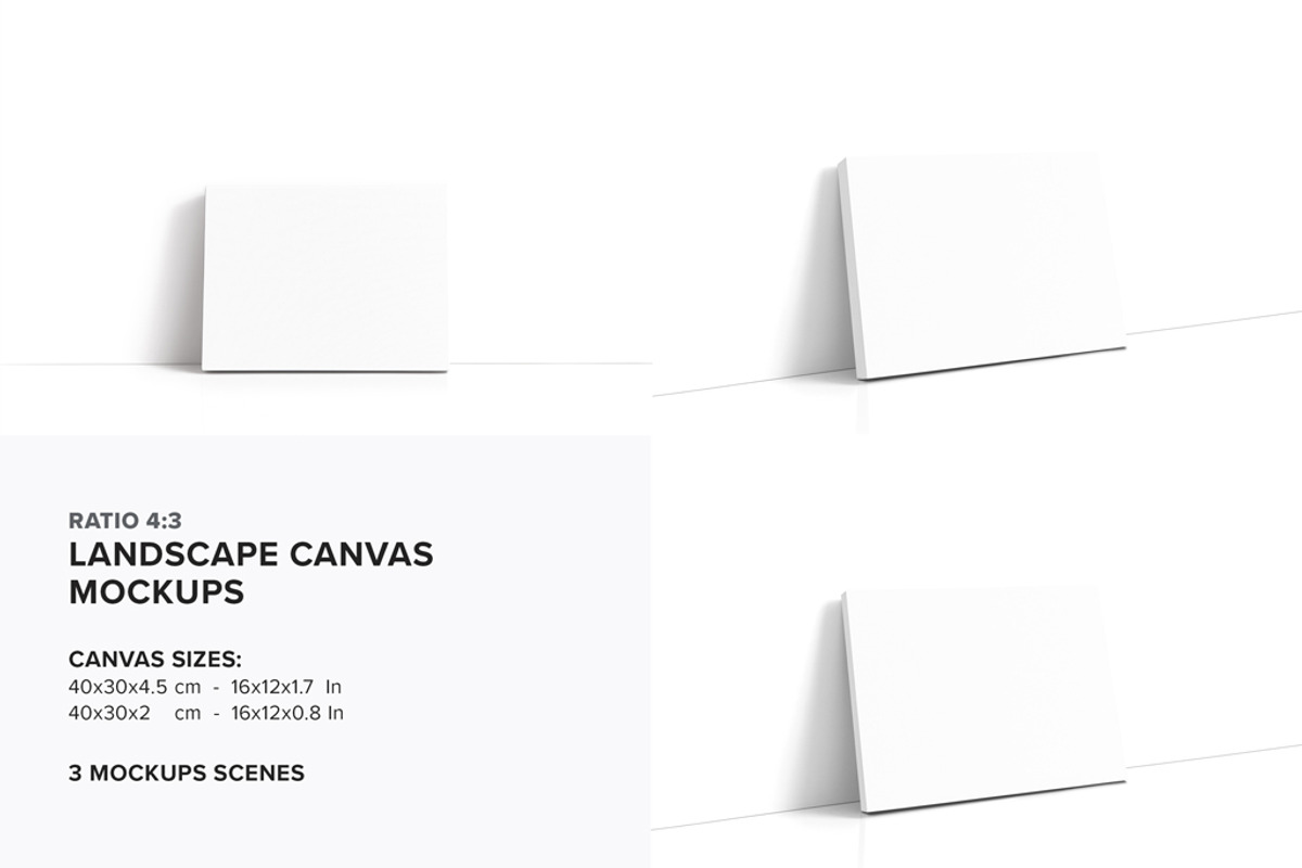 Canvas Mockups Bundle 2, a Merchandise Mockup by Mockups by Carlos Viloria (Photo 20 of 47)