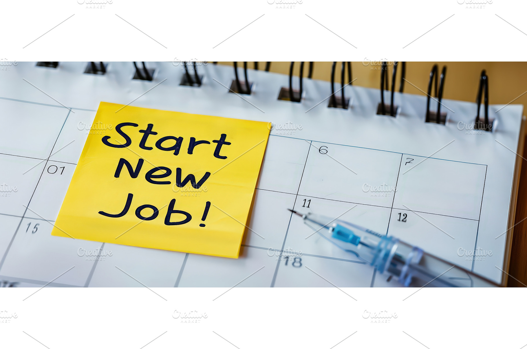 Start new job reminder note on, a Business Photo by piter.goskov